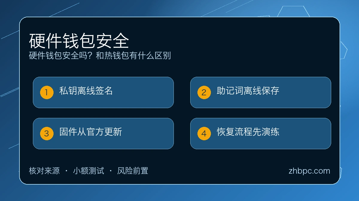 硬件钱包安全吗？和热钱包有什么区别 