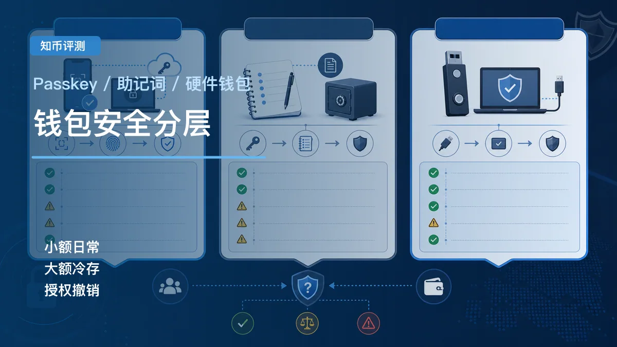 Passkey钱包安全吗？和助记词区别 