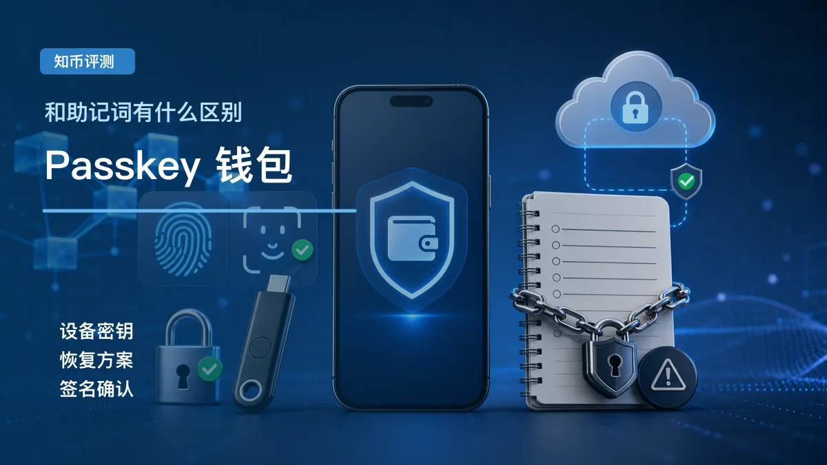 Passkey钱包安全吗？和助记词区别