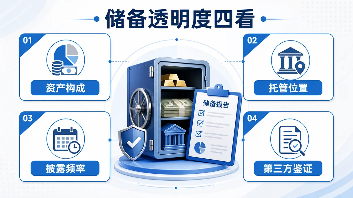 稳定币储备透明度怎么看？USDC与USDT 
