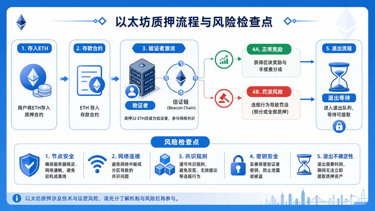 以太坊质押是什么？验证者风险 