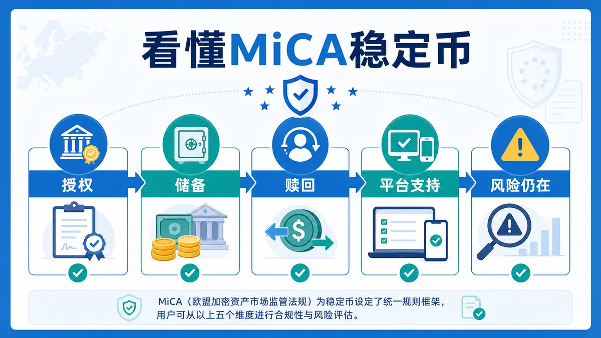 MiCA稳定币规则是什么？风险怎么看 