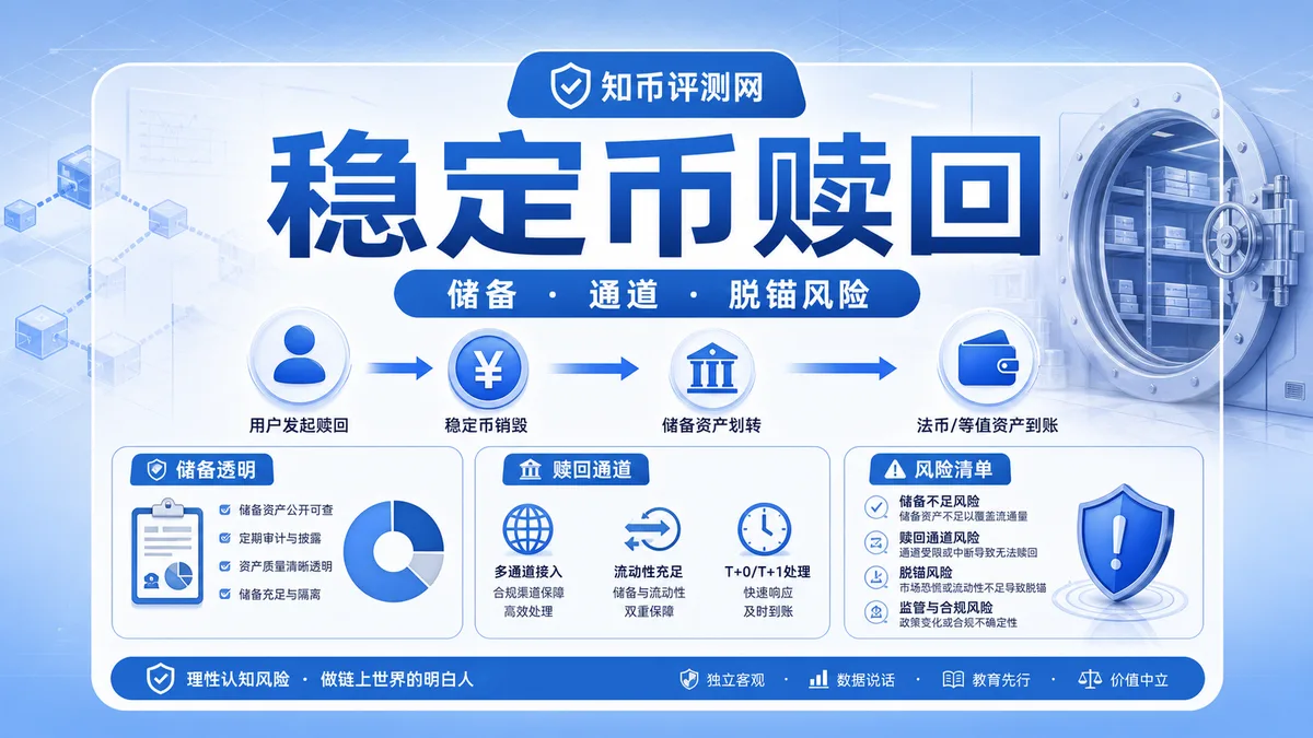 稳定币赎回怎么做？风险怎么看