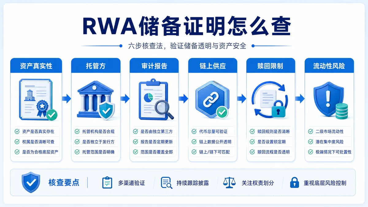 RWA储备证明怎么查？风险怎么看 