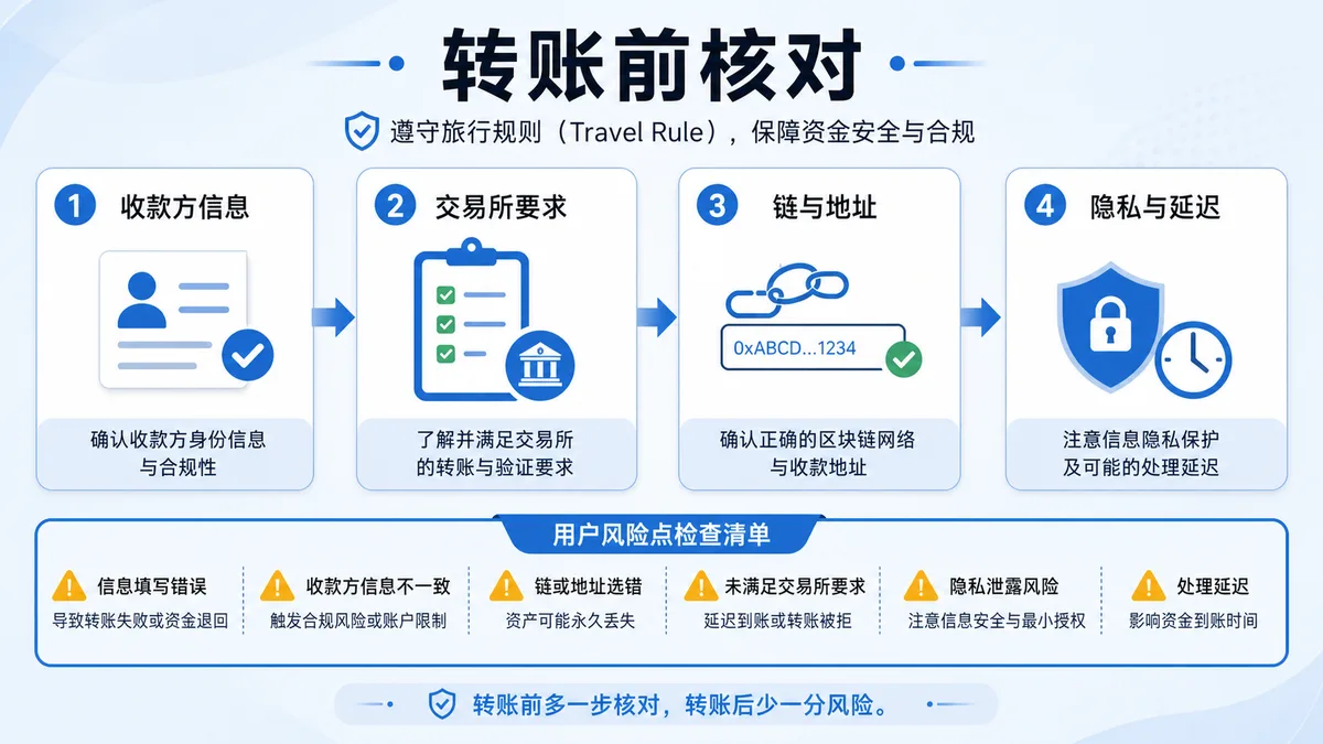 交易所旅行规则是什么？转账风险 