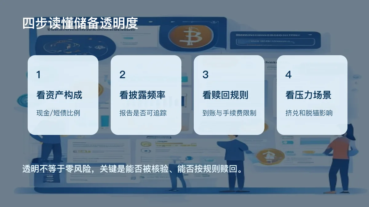 稳定币储备透明度怎么看？ 