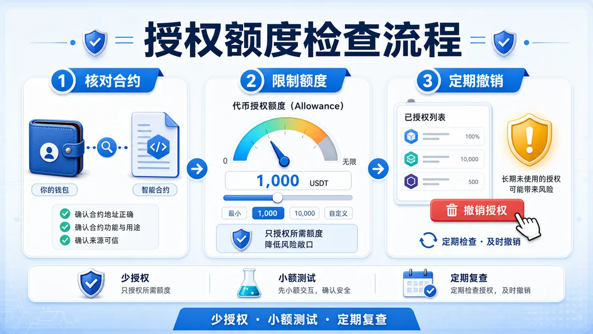 Token授权额度怎么查？钱包风险 
