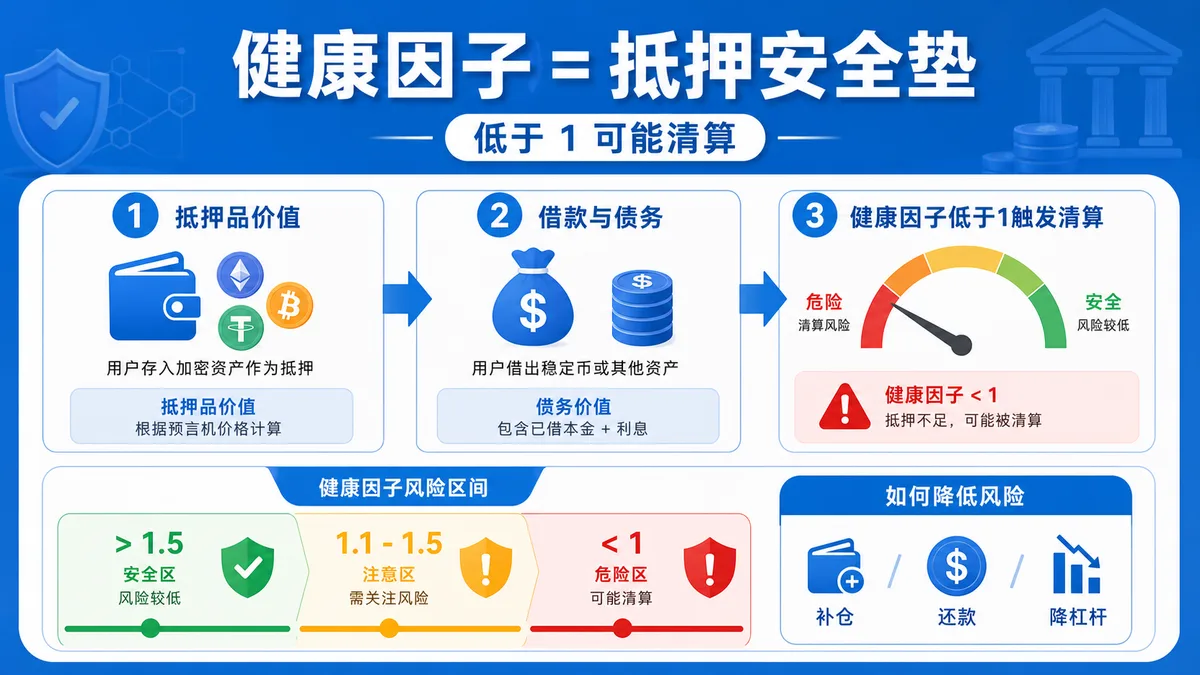 健康因子怎么看？借贷清算风险 