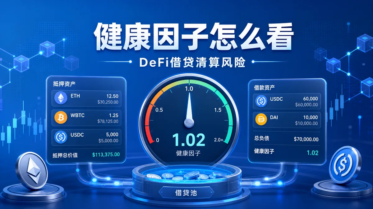 健康因子怎么看？借贷清算风险