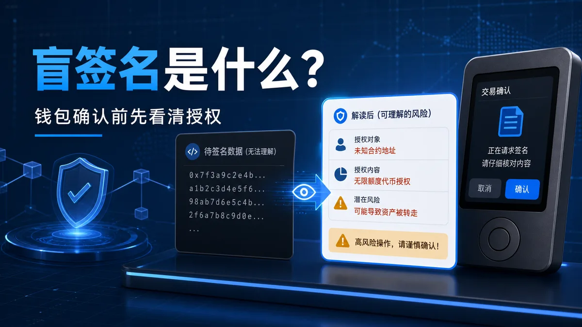 盲签名是什么？钱包签名前如何避险