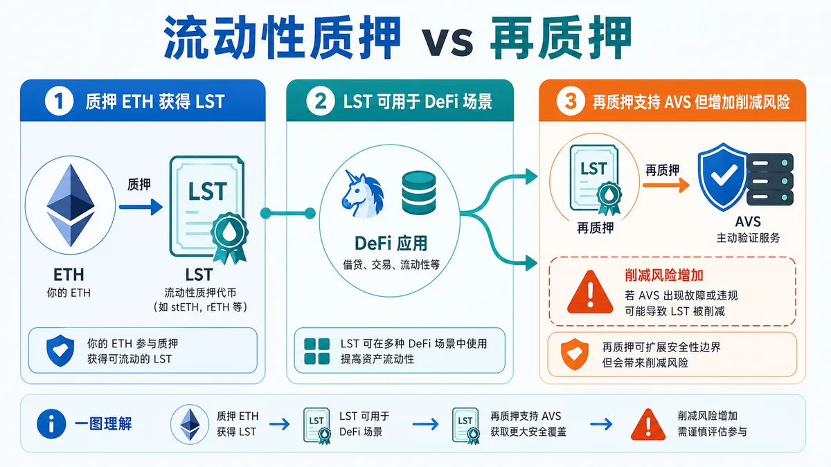 再质押是什么？LST与AVS风险 