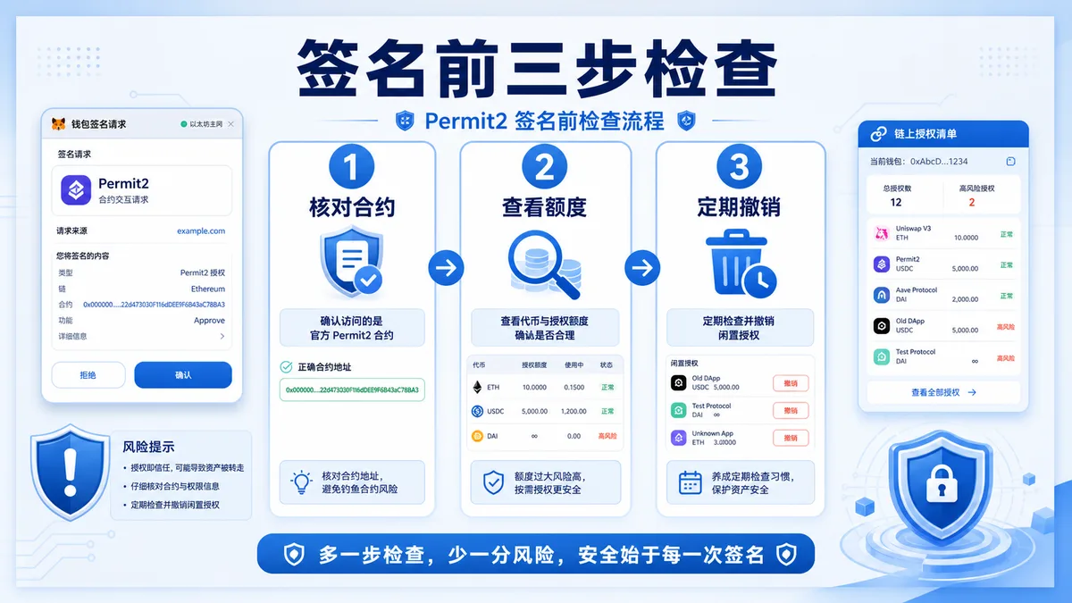 Permit2授权是什么？签名风险 