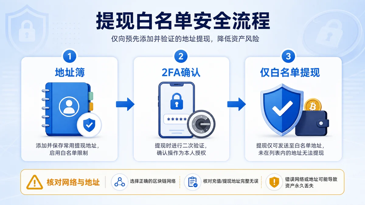 提现白名单是什么？交易所风控 