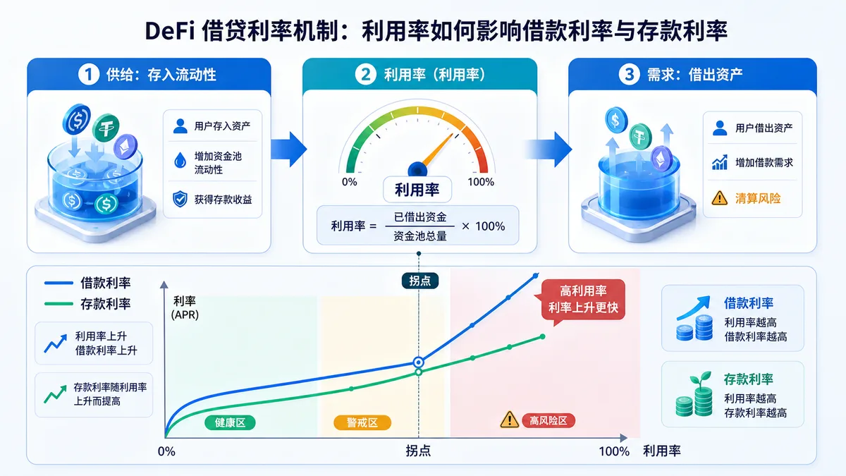 链上借贷利率怎么来？ 