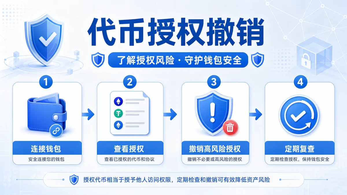 代币授权撤销是什么？钱包风险 