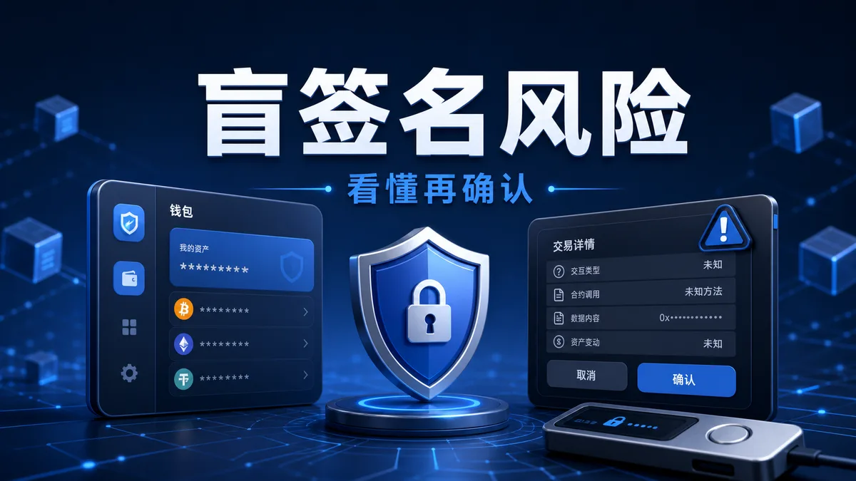 硬件钱包盲签名怎么检查？