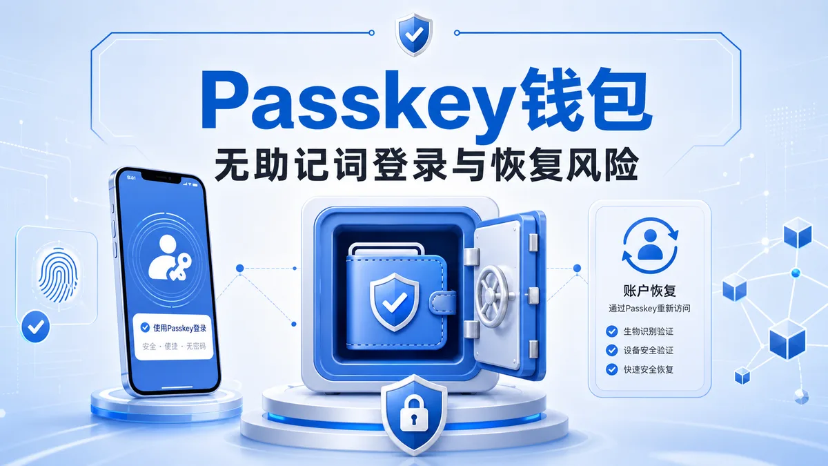 Passkey钱包安全吗？恢复风险
